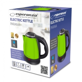 Električno kuhalo za vodu PARANA 1.0L zeleno ESP EKK128G