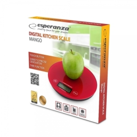 Digitalna kuhinjska vaga MANGO crvena ESP EKS003R