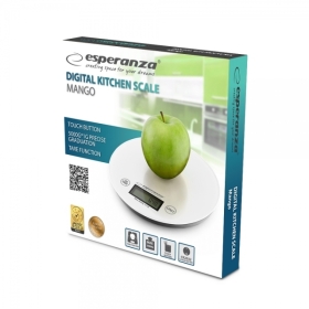 Digitalna kuhinjska vaga MANGO bijela ESP EKS003W