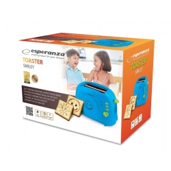 Toster SMILEY plavi ESP EKT003B