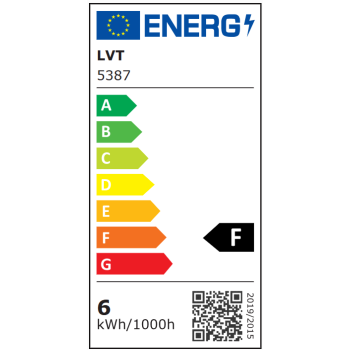 Panel LED 6W 4000K 480lm ugradbeni kvadratni bijeli 5387