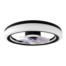 Ventilator stropni 45W 3CCT 4200lm IP22 crni XD-LL100RB