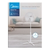 Ventilator na stalku 40cm bijeli Midea M-FS40-21M-W