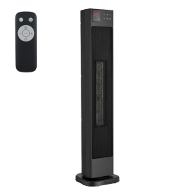 Ventilatorska grijalica s daljinskim oscilirajuća 76,5 cm crna MIDEA NTH20-22GR