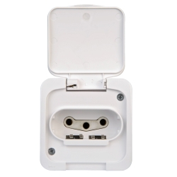 Priključnica 16A/440V 3P+N+E IP44 montaža na zid 4260.2
