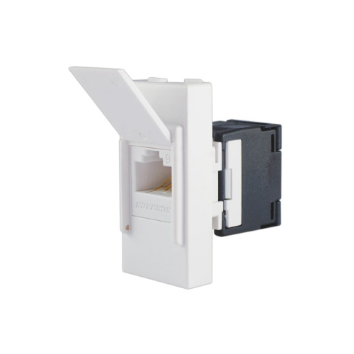 Priključnica ravna RJ45 Cat.6 UTP KS 1M bijela 745101.2