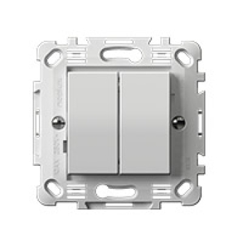 Serijska sklopka  10AX 250V bijela 831201,2