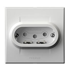 Priključnica tropolna 3P+N+E sa porculanskom jezgrom 16A 440V bijela 841511,2