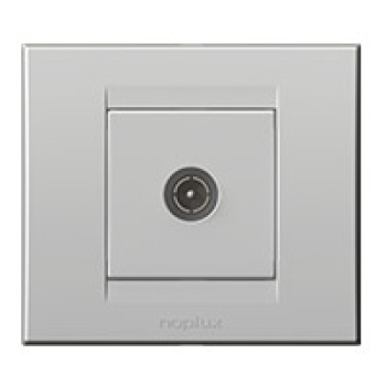 Koaksijalna priključnica TV individualna PAL/F 0dB bijela 848311,2