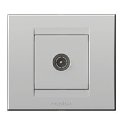 Koaksijalna priključnica TV individualna PAL/F 0dB bijela 848311,2