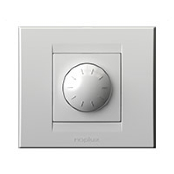 Dimer 60-400W sa potenciometrom i rotacionom sklopkom bijeli 860111,2