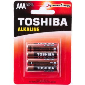 Baterija Toshiba AAA alkaline 4 kom/pak LR03GCA