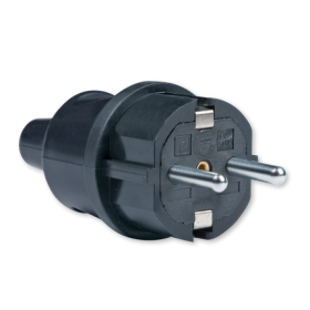 Utikač za kabel gumeni crni MXG-09
