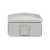 Kutija razvodna nadžbukna 80x80x40mm 6 uvoda siva S-BOX 036