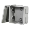 Kutija razvodna nadžbukna 80x80x40mm 6 uvoda siva S-BOX 036