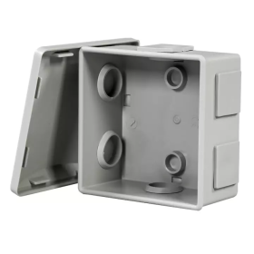 Kutija razvodna nadžbukna 80x80x40mm 6 uvoda siva S-BOX 036