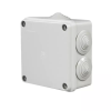 Kutija razvodna nadžbukna 100x100x50mm 6 uvoda siva S-BOX 106