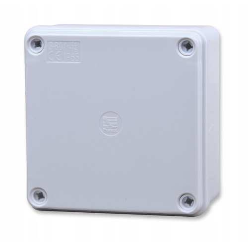 Kutija razvodna nadžbukna 100x100x50mm bijela S-BOX 116B