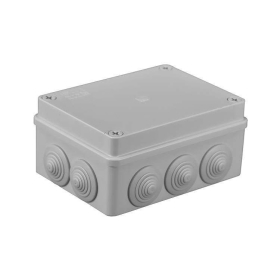 Kutija razvodna nadžbukna 150x110x70mm 10 uvoda siva S-BOX 306