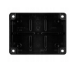 Kutija razvodna nadžbukna 150x110x70mm crna S-BOX 316C