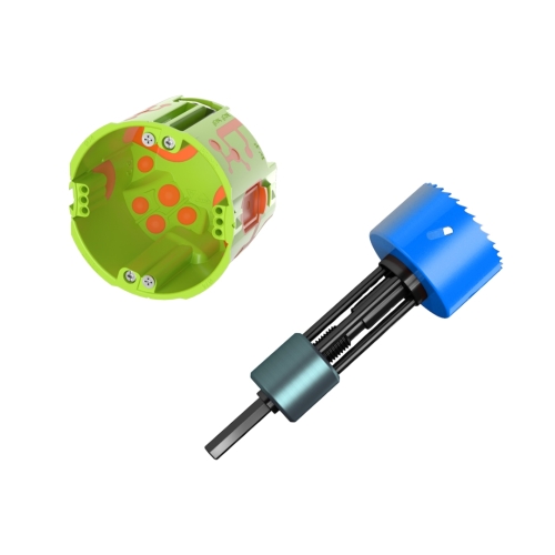 SET kutija za šuplje zidove 62mm i kruna za bušenje 74mm PRIMO P201-01-S2