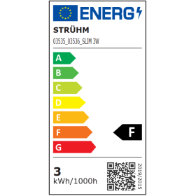 Stropni panel 3W 4000K IP20 kvadratni 03536