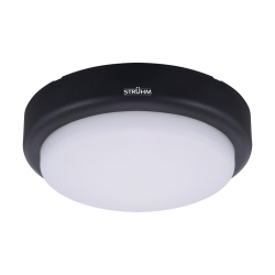 Stropna svjetiljka 8/12/18W 3CCT fi210mm IP65 hermetički zatvorena MARINA crna okrugla 05025