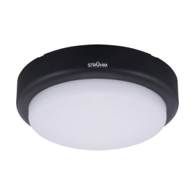 Stropna svjetiljka 8/12/18W 3CCT fi210mm IP65 hermetički zatvorena MARINA crna okrugla 05025