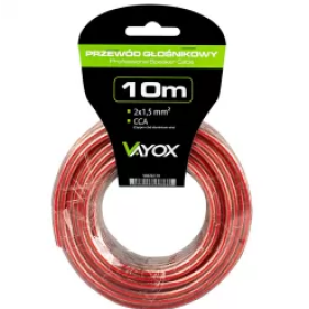 Audio kabel CCA 2x1,50mm 10m VAYOX VA0222-10