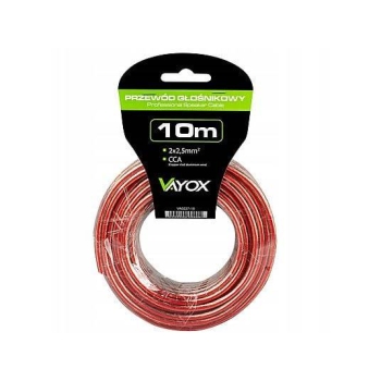 Audio kabel CCA 2x2,50mm 10m VAYOX VA0227-10