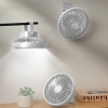 Ventilator stolni 2W s baterijom i svjetiljkom 6xSMD bijeli Vayox VA0337W