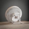 Ventilator stolni 2W s baterijom i svjetiljkom 6xSMD bijeli Vayox VA0337W