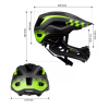 Kaciga biciklistička M crna Enduro VAYOX VA0421BM Kaciga biciklistička M crna Enduro VAYOX VA0421BM