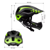 Kaciga biciklistička S crna Enduro VAYOX VA0421BS Kaciga biciklistička S crna Enduro VAYOX VA0421BS