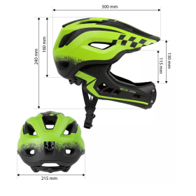 Kaciga biciklistička S zelena Enduro VAYOX VA0421GS