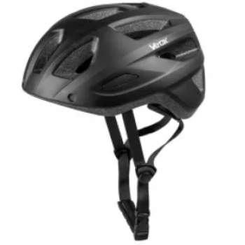 Kaciga biciklistička sa LED svjetlom M crna VAYOX VA0424BMM