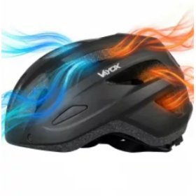 Kaciga biciklistička sa LED svjetlom M crna VAYOX VA0424BMM