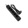Prenosiva utičnica 5xSchuko sa prekidačem 10A, 2xUSB-A, 1xUSB-C, crna, kabel 1,5m VA0466B-1,5 Prenosiva utičnica 5xSchuko sa prekidačem 10A, 2xUSB-A, 1xUSB-C, crna, kabel 1,5m VA0466B-1,5