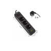 Prenosiva utičnica 3xSchuko sa prekidačem 10A, 2xUSB-A, 1xUSB-C, crna, kabel 3m VA0467B-3 Prenosiva utičnica 3xSchuko sa prekidačem 10A, 2xUSB-A, 1xUSB-C, crna, kabel 3m VA0467B-3