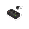 Prenosiva utičnica 3xSchuko sa prekidačem 10A, 3xUSB-A, 3xUSB-C, crna, kabel 3m VA0468B-3 Prenosiva utičnica 3xSchuko sa prekidačem 10A, 3xUSB-A, 3xUSB-C, crna, kabel 3m VA0468B-3