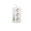 Prenosiva utičnica 3xSchuko sa prekidačem 10A, 3xUSB-A, 3xUSB-C, bijela, kabel 2m VA0468W-2 Prenosiva utičnica 3xSchuko sa prekidačem 10A, 3xUSB-A, 3xUSB-C, bijela, kabel 2m VA0468W-2