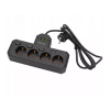 Prenosiva utičnica 4xSchuko sa prekidačem 10A, 2xUSB-A, 2xUSB-C, crna, kabel 2m VA0469B-2 Prenosiva utičnica 4xSchuko sa prekidačem 10A, 2xUSB-A, 2xUSB-C, crna, kabel 2m VA0469B-2