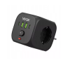 Električni razdjelnik s prekidačem, 3xSchuko utičnice, 2xUSB-A, 2xUSB-C crna VA0472B Električni razdjelnik s prekidačem, 3xSchuko utičnice, 2xUSB-A, 2xUSB-C crna VA0472B