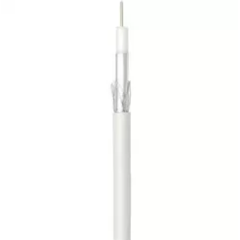 Kabel koaksijalni RG6U CCS 1mm 100m bijeli VAYOX PCC-100