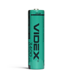 Lithium-ion baterija VIDEX 18650 3400mAh without protection bulk/1pc 18650/3400/BULK1/3.7V