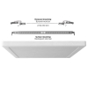 Panel LED 2u1 nadgradno/ugradni kvadratni VIDEX DL6S 24W 3000K-4000K-65000K 220V bijelo Panel LED 2u1 nadgradno/ugradni kvadratni VIDEX DL6S 24W 3000K-4000K-65000K 220V bijelo