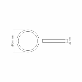 Panel LED nadgradni okrugli VIDEX-DOWNLIGHT-LED-DLRS-24W-NW 