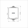 Vanjski prekidač jednostruki sa LED osvjetljenjem IP65 Siva VIDEX BINERA VF-BNW11L-G Vanjski prekidač jednostruki sa LED osvjetljenjem IP65 Siva VIDEX BINERA VF-BNW11L-G