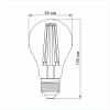 Žarulja LED 10W 4100K 1350lm E27 A60F IP20 filament VIDEX VL-A60F-10274 Žarulja LED 10W 4100K 1350lm E27 A60F IP20 filament VIDEX VL-A60F-10274
