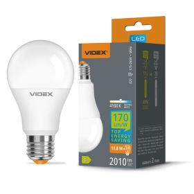Žarulja LED 11,8W 4100K 2010lm E27 A60h IP20 VIDEX VL-A60h-11274